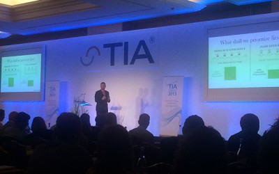 Niklas talks about flow efficiency and customer satisfaction at #TIACC2015 in Portugal
