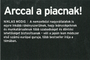 Interview: The Hungarian business magazine Figyelő & Niklas Modig